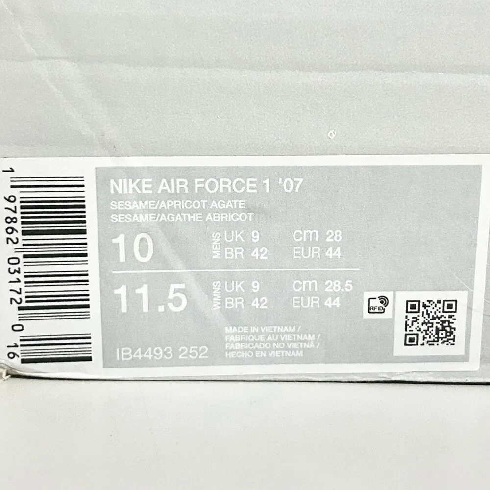 Nike Air Force 1 Low “Easter 2025” Men’s Size 10 Sesame Lifestyle Sneakers